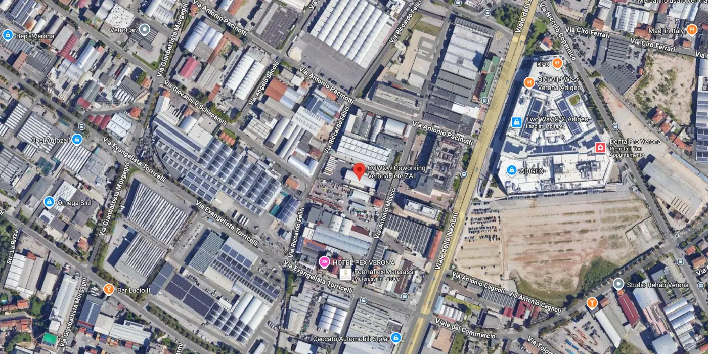 Professionisti al lavoro in Coworking Verona ZAI vicino VeronaFiere